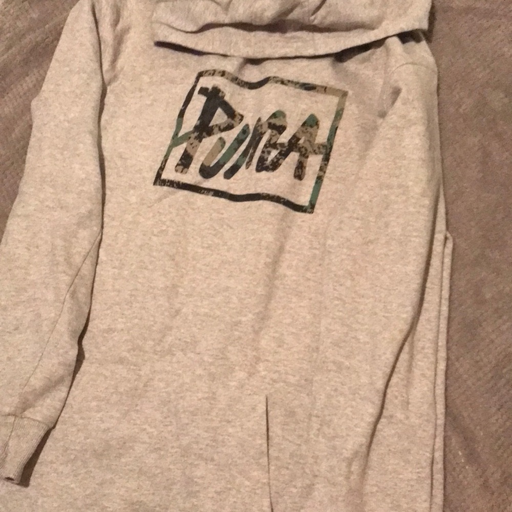 Grey Puma Hoodie